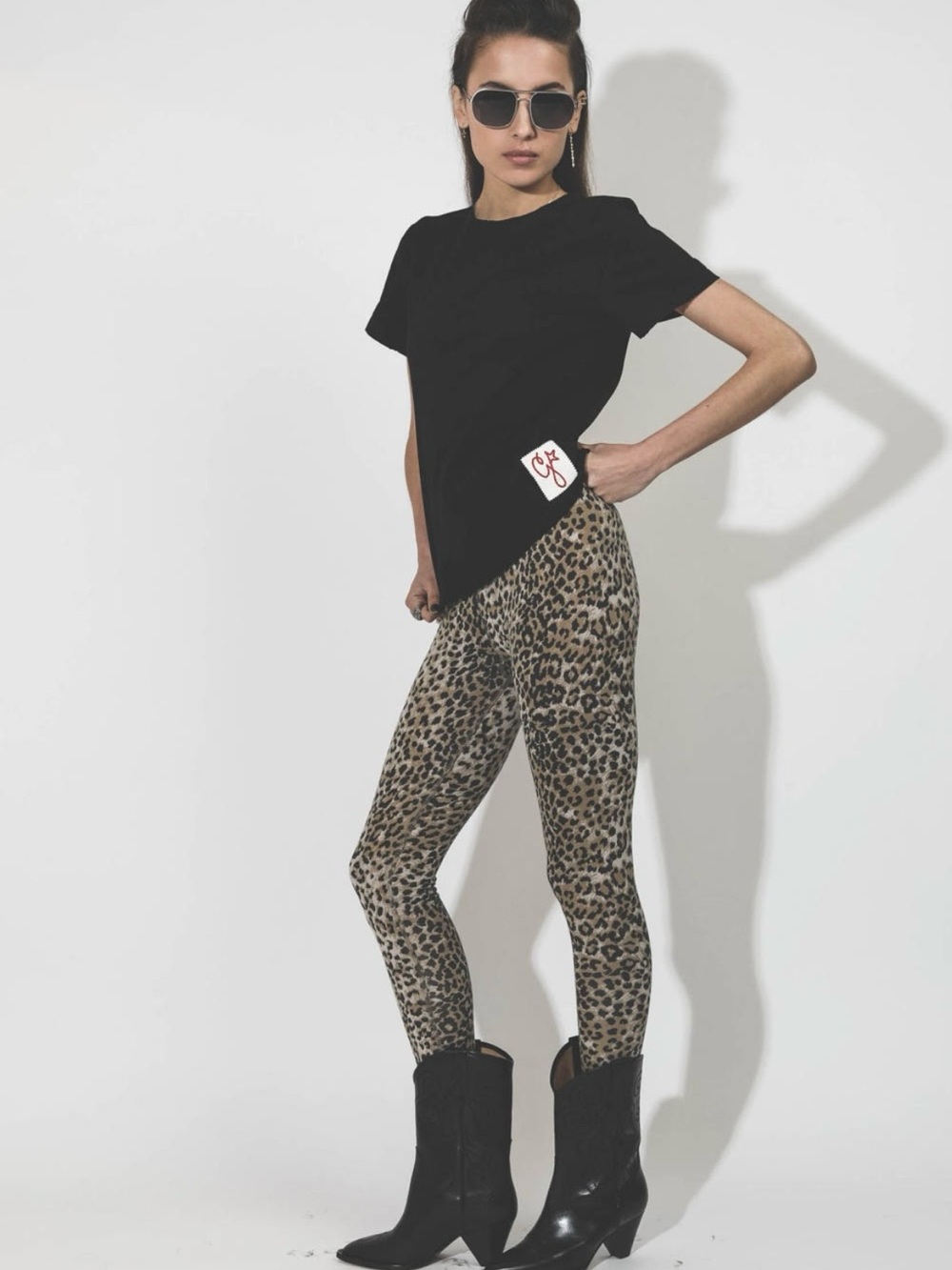 Ragdoll LA Leopard Print Cotton Leggings NWT! Size Small